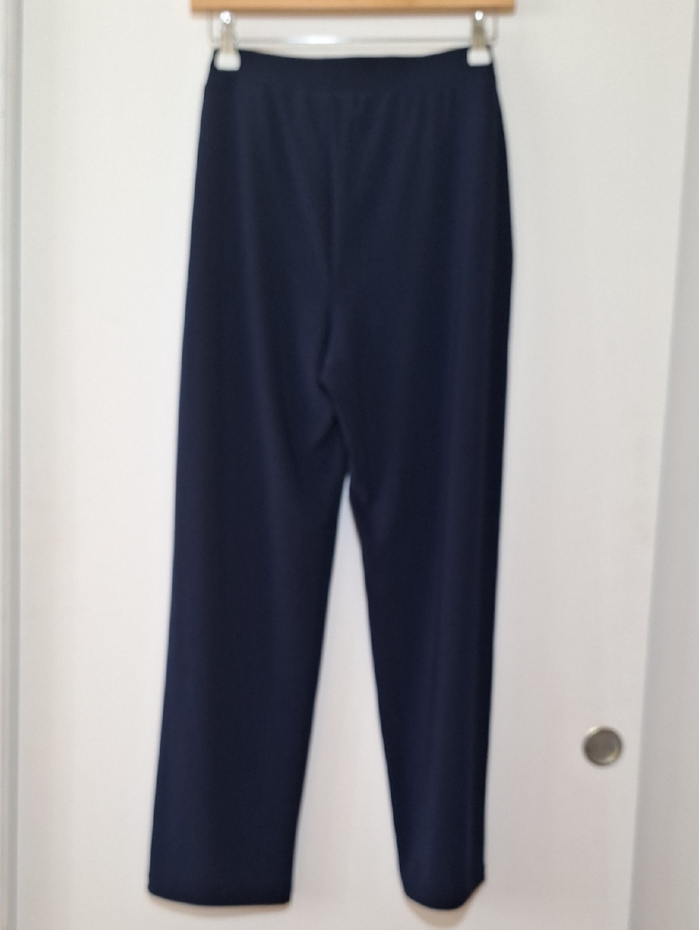 Susan Graver Navy Wide-Leg Women's Pants - Picture 5 of 6